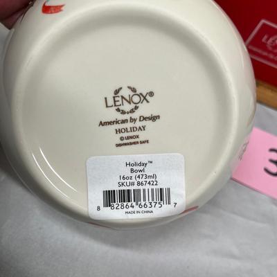 Lenox Christmas bowl