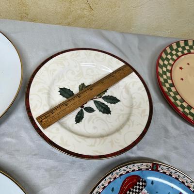 Christmas plates