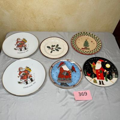Christmas plates
