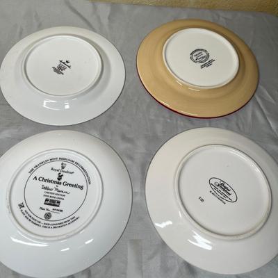 Christmas plates