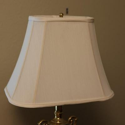 Glass and Gold Table Lamp