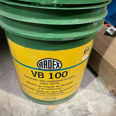 Two (5) gallon buckets of Ardex VB100 Moisture Vapor Barrier