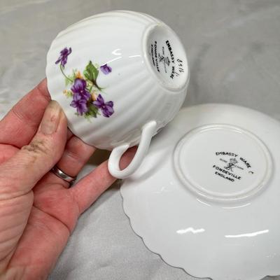 Violets Tea set