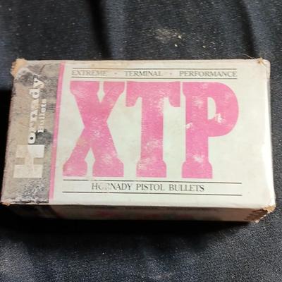 Vintage XTP Hornady pistol Bullets 45 Cal. 25 Gr, .452 HP/XTP