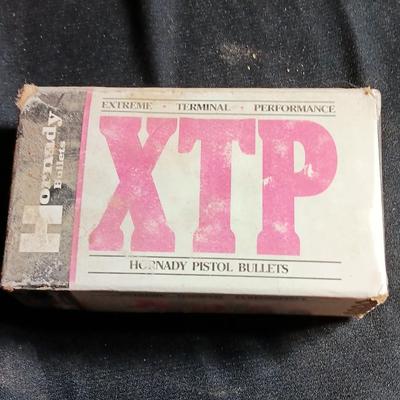 Vintage XTP Hornady pistol Bullets 45 Cal. 25 Gr, .452 HP/XTP