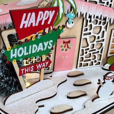 World Market Happy Holidays house
