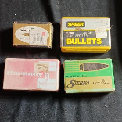 Vintage Bullets - Hornady - Sierra - Speer - partial boxes