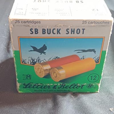 Vintage Lellie & Bellot SB BUCK SHOT - 25 cartridges 12-gauge shotgun