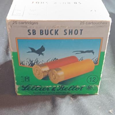 Vintage Lellie & Bellot SB BUCK SHOT - 25 cartridges 12-gauge shotgun