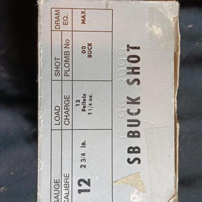 Vintage Lellie & Bellot SB BUCK SHOT - 25 cartridges 12-gauge shotgun