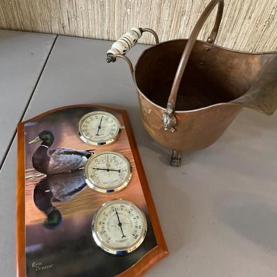 Eric Dresser Duck thermostat and copper bucket
