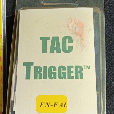 Butler Creek Scope covers new in package and a FN-FAL Tac Trigger