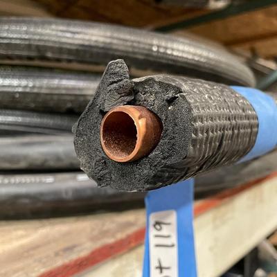Insulated Copper Tubing - looks like 1" copper tubing in unknown length in this roll est. 50'