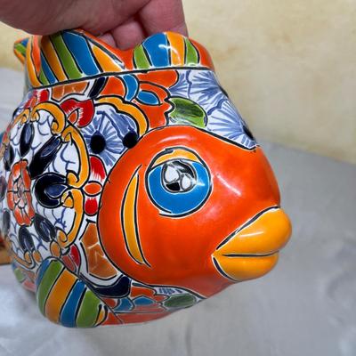 Talavera Fish Planter