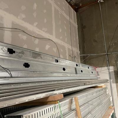 50 heavy gauged galvanized steel studs - 10' long 2" x 6"