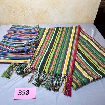 Striped table runners
