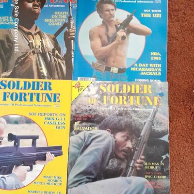 Back issue Magazines - SOLDIER OF FORTUNE - 9 MAGAZINES