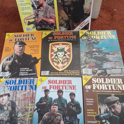 Back issue Magazines - SOLDIER OF FORTUNE - 8 MAGAZINES