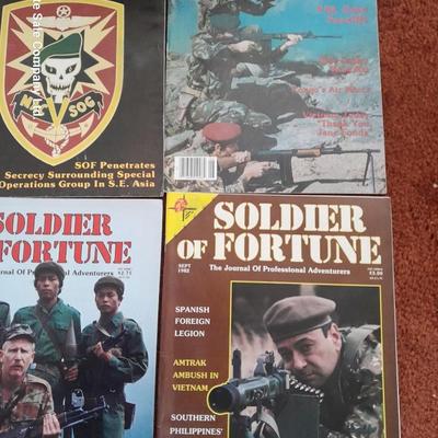 Back issue Magazines - SOLDIER OF FORTUNE - 8 MAGAZINES