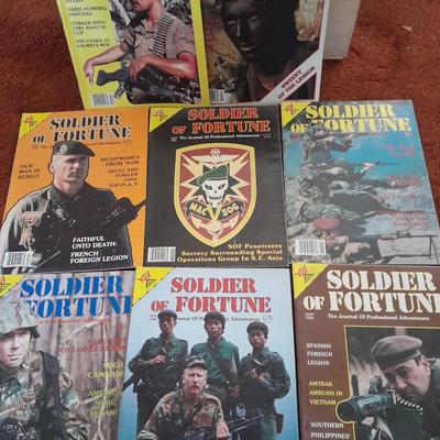 Back issue Magazines - SOLDIER OF FORTUNE - 8 MAGAZINES