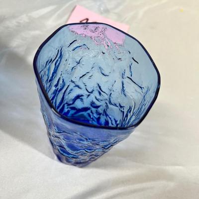 Blue pitcher & Glass set