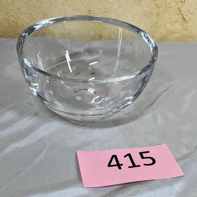 Kate Spade Larabee Dot glass bowl