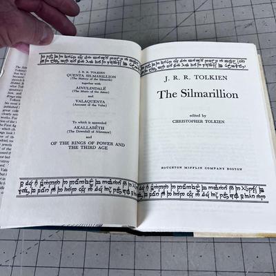 SILMARILLION by J.R.R. Tolkien With Jacket