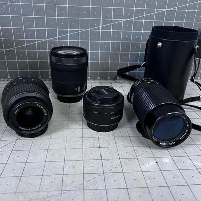 Camera Lenses: Nikon & Cannon