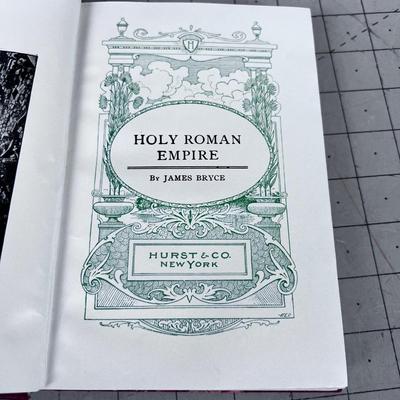 The Holy Roman Empire, Book by James Bryce, Leather Bound from early 1900's