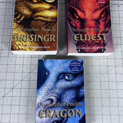 Christopher Paolini First 3 books of the INHERITANCE Series