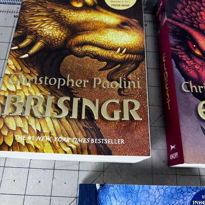 Christopher Paolini First 3 books of the INHERITANCE Series