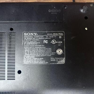 SONY Viao Laptop Computer with Charger