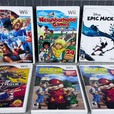 6 More Wii Games Mixed Lot Rated E