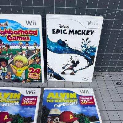 6 More Wii Games Mixed Lot Rated E