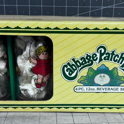 Cabbage Patch Kids NEW 4 Piece Beverage set NEW Sealed
