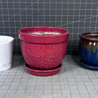 Ceramic Planters (3)