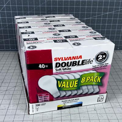 48 Brand New 40-Watt Light Bulbs