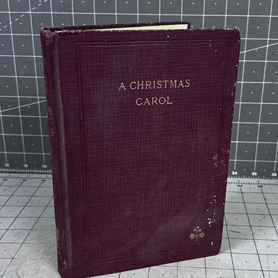 Antique Edition of a Christmas Carole with Illustrations, Book