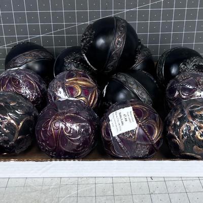 Big lot of BIG Decorative Balls