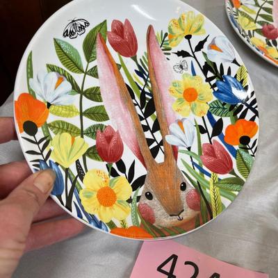 Lot of Easter serve trays