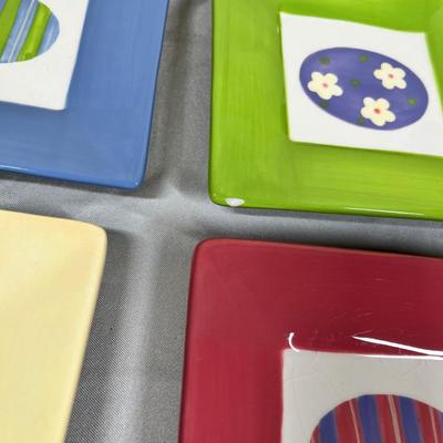Lot of Easter serve trays