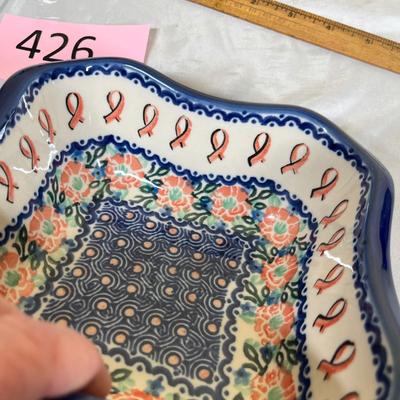 Polish Pottery serve ware