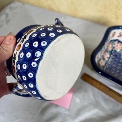 Polish Pottery serve ware