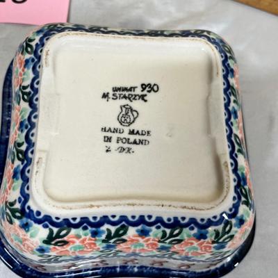 Polish Pottery serve ware