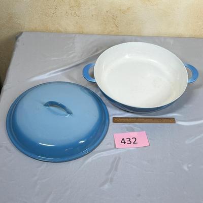 Belguim Cast Iron Blue Ombre baker