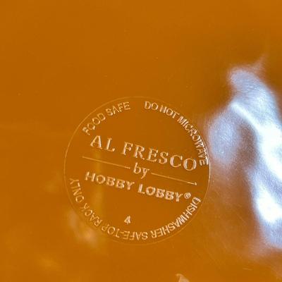 Pier 1 Melmac dinnerware
