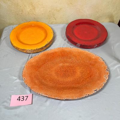 Pier 1 Melmac dinnerware