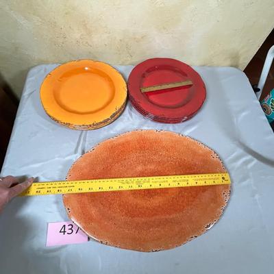 Pier 1 Melmac dinnerware
