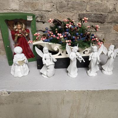 Christmas decor lot #7 - ceramics