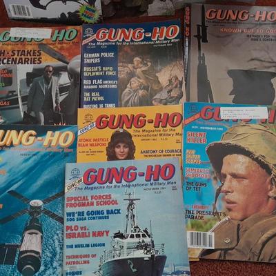 Back issue Magazines - GUNG HO Military -10 MAGAZINES